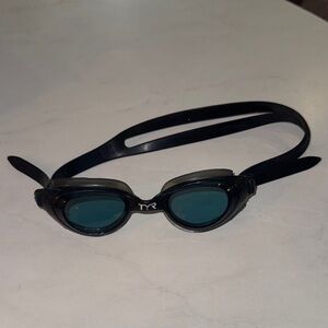 TYR Kids Swim Goggles - Black and Teal